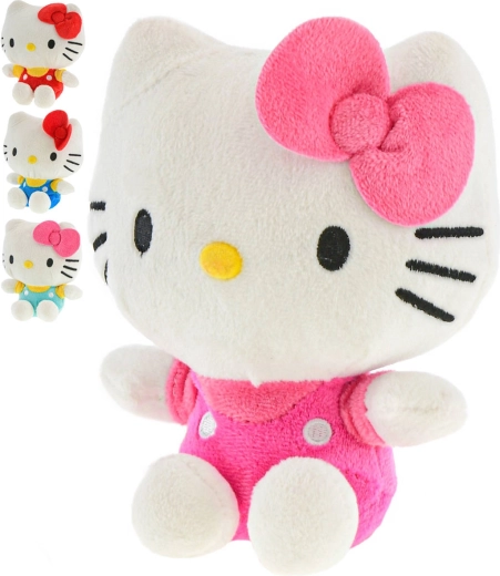 Plišana igračka Hello Kitty sjedeća 16 cm (4 varijante boja) - 1 komad
