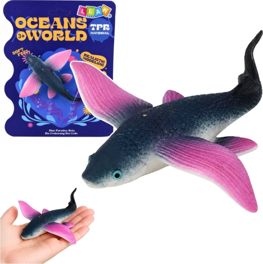 Oceans World gumena figurica leteće ribe 12,5 cm