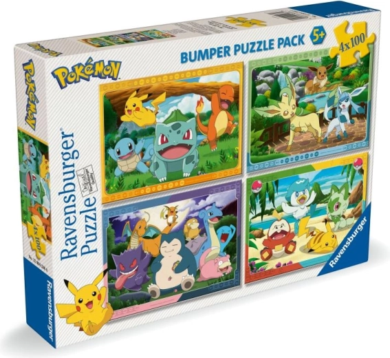 Ravensburger slagalica Pokémon 4×100 dijelova