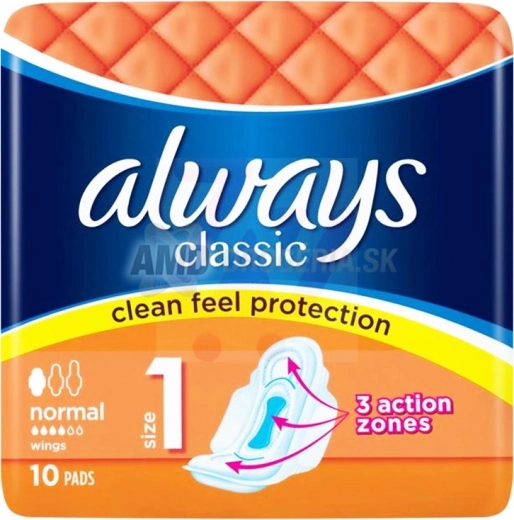 Always Classic Normal higijenski ulošci 10 kom