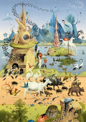 Puzzle HEYE Na izletu – Hieronymus Bosch, 500 dijelova