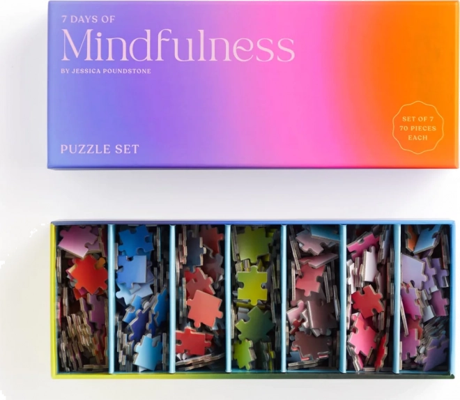 Puzzle Jessica Poundstone – 7 dana mindfulnessa (7 × 70 dijelova) od GALISON