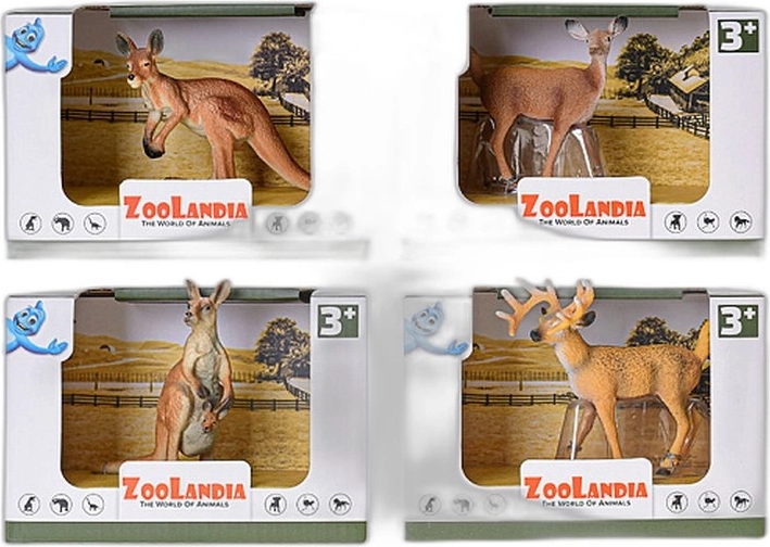 Zoolandia safari animal – figurine (4 types) - 1 piece
