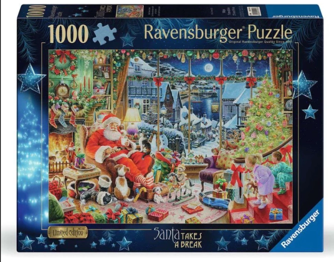 Ravensburger puzzle ograničeno izdanje br. 30: Djed Mraz je na pauzi 1000 dijelova