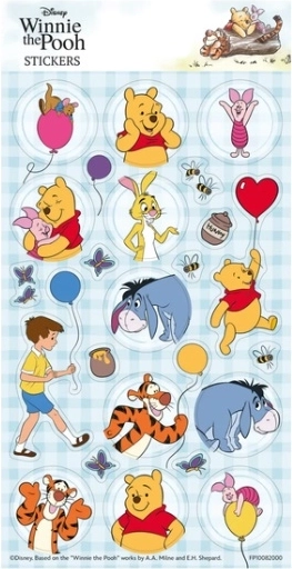CCG naljepnice Winnie the Pooh F2 sa šljokicama