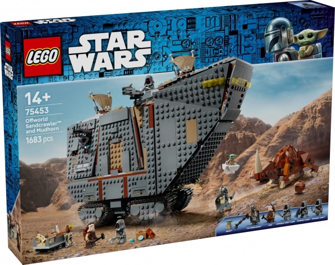 LEGO Star Wars Sandcrawler of the wandering Jawas and the Mudhorn 75453