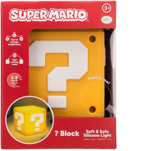 Super Mario SquishyGlo svjetlo – Question blok
