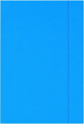 Kartonska mapa s gumicom A4+ lakirana plava 300 g/m²