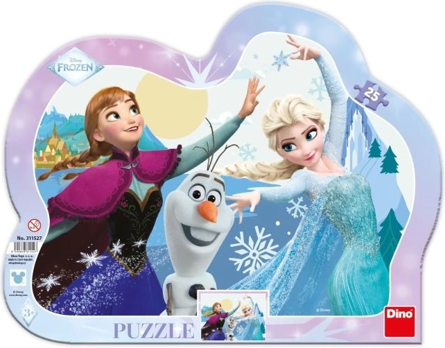 Anna i Elza – oblikovane dječje puzzle 25 dijelova