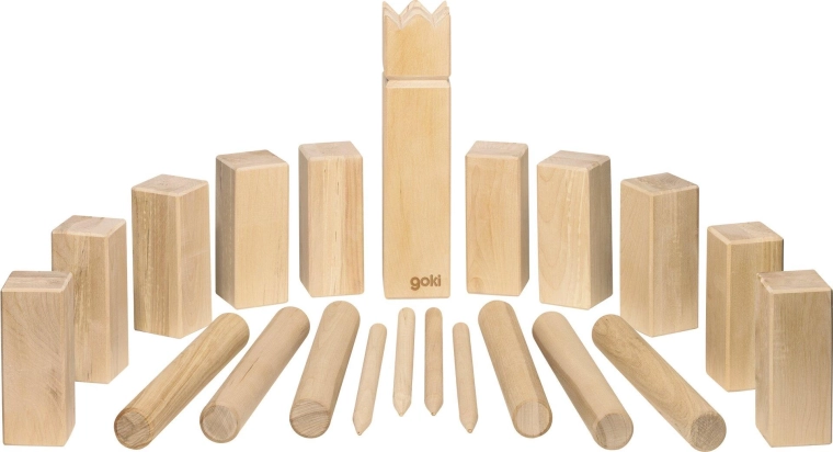 Kubb – Viking outdoor game in a cotton bag