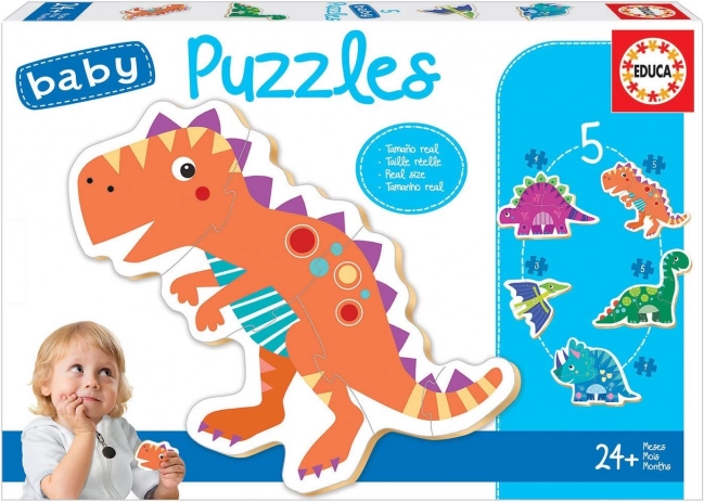 Educa baby puzzle dinosauri 5u1