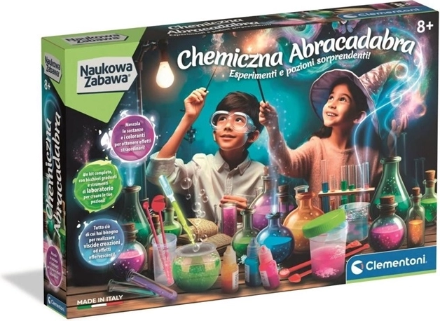 Clementoni Znanstvena zabava kemijski set abrakadabra