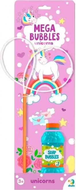 Mega puhalica za mjehuriće Jednorog 450 ml