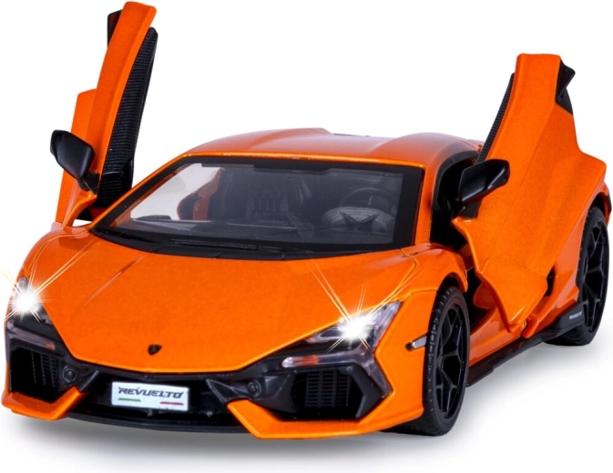 Metal Lamborghini Revuelto Model 1:32 Orange