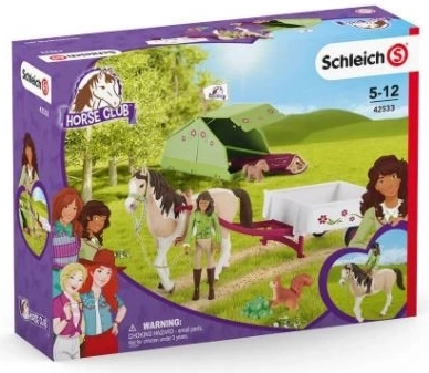 Schleich Horse Club Sarah s kobilom Pinto i opremom za kampiranje