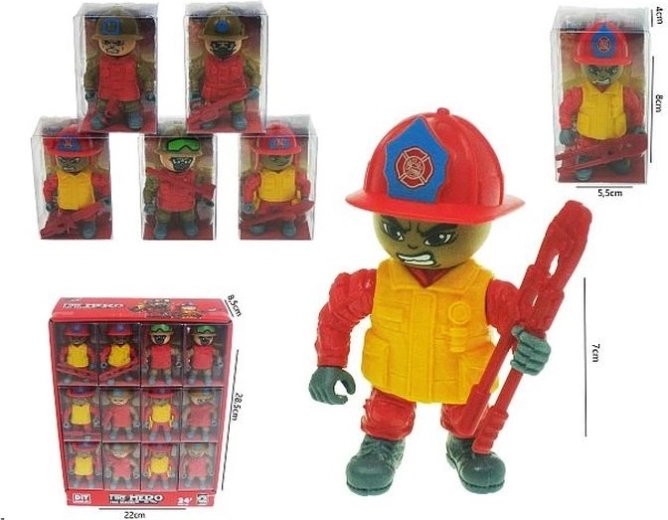 Firefighter Figure 8 cm