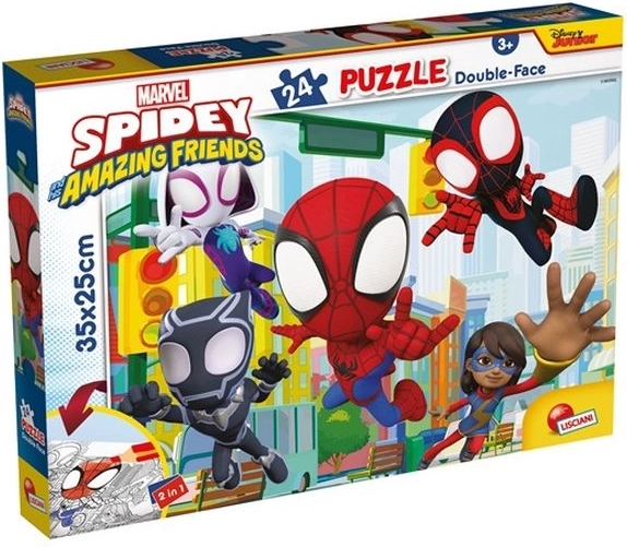 Lisciani Marvel Spidey obostrana slagalica 24 dijela