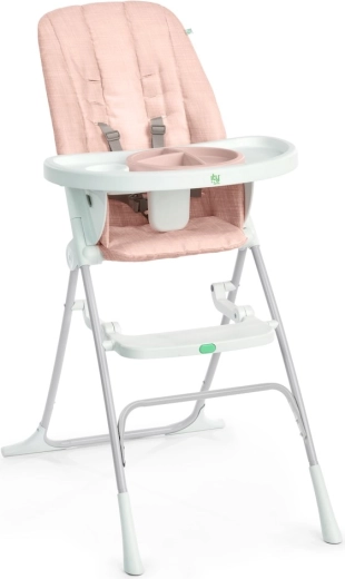 Ingenuity Foldable High Chair Sun Valley Pink