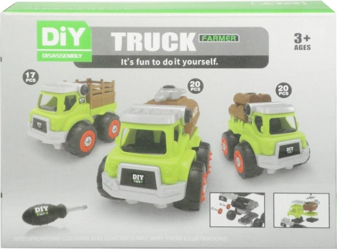 Vijčani automobil za djecu, 3 varijante