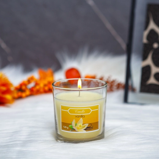 Scented Candle with Vanilla Fragrance 120 g