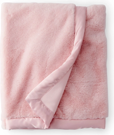 Carter's dječja dvoslojna dekica od umjetnog krzna Pink 80 × 110 cm