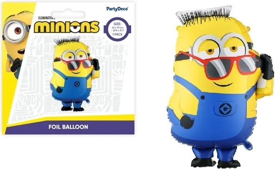 Folijski balon Minionek Ron 53 × 79 cm (mix) - 1 komad