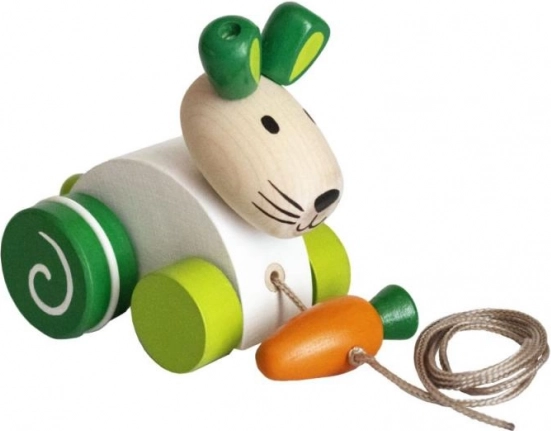 Povlačna igračka zeko s mrkvom