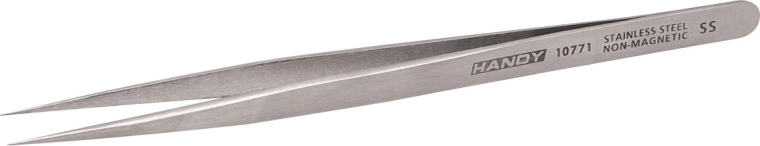 Fine Antimagnetic Tweezers with a Sharp Tip