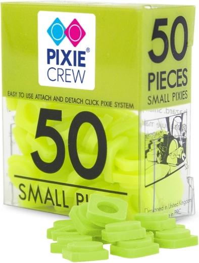 Pixie Crew mali silikonski pikseli neon zeleni (cca 50 kom)