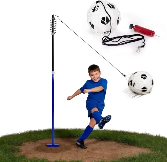 Trenažni nogometni set na užetu s štapom i oprugom MOVEPRO