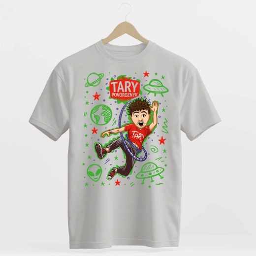 Tary Povoroznyk T-shirt UFO grey L - 1 piece