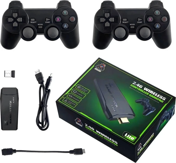 RENEW FORCE retro TV game console with two controllers