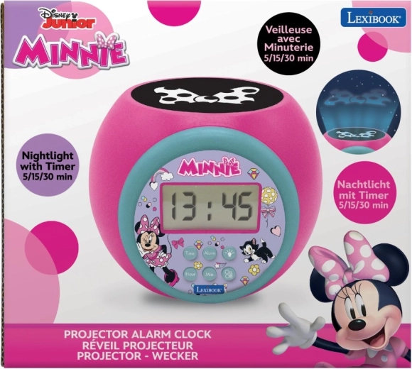Lexibook budilica Minnie sa stropnim projektorom