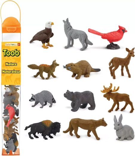 Tuba s figuricama Safari Ltd. priroda (12 figurica)