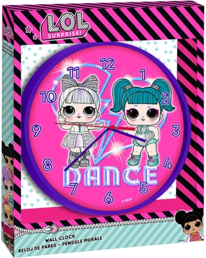 LOL Surprise children's wall clock