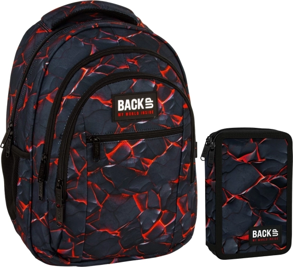 BackUP Gamer school set 2in1 – backpack and equipped pencil case