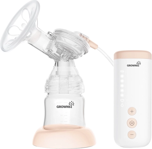 Električna izdajalica majčinog mlijeka Grownsy ružičasta