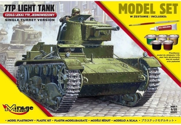 7TP jednostruka kupola – plastični model kit