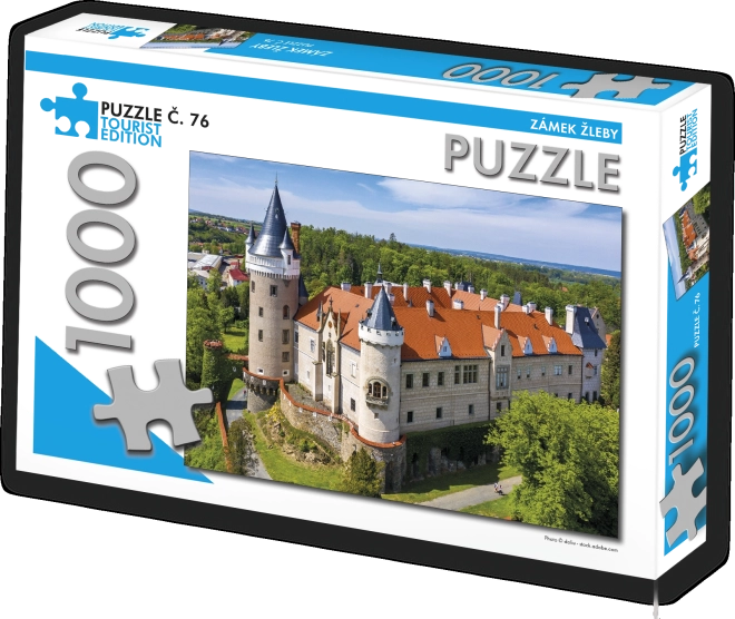 Puzzle Dvorac Žleby 1000 komada Turistička Edicija