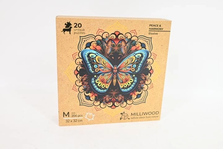 Milliwood Peace and Harmony – drvene puzzle Leptir
