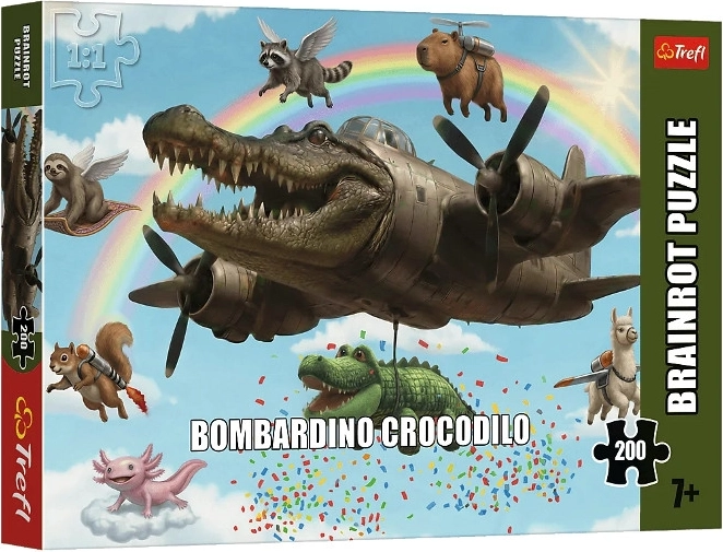 Trefl slagalica BrainRots Bombardino Crocodilo 200 dijelova