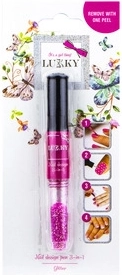 Lukky lak za nokte i šljokice fuksija boje