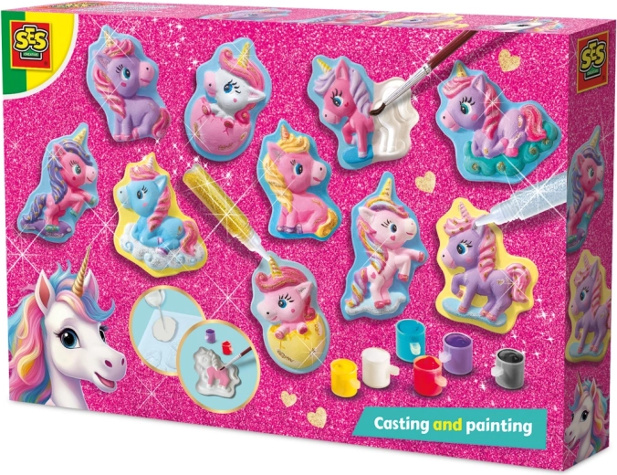 Set za lijevanje i slikanje – mladunci jednoroga
