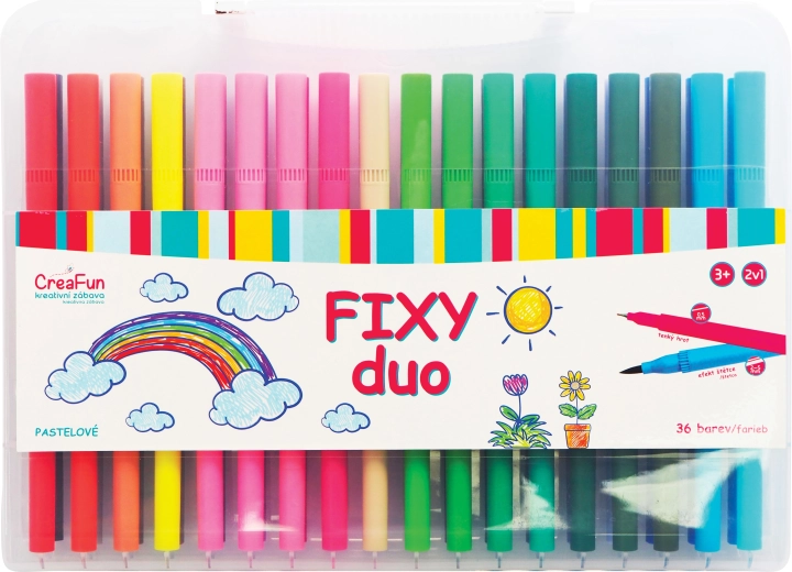 CreaFun duo flomasteri 36 boja