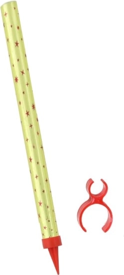 Zlatna party fontana s držačem za bocu 70 sekundi 25 cm