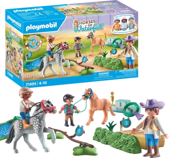 PLAYMOBIL Horses Figure Set – Pony Tournament