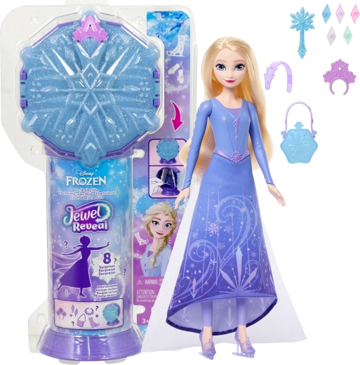 Mattel Disney Frozen Jewel Reveal lutka Elsa na klizaljkama s dodacima