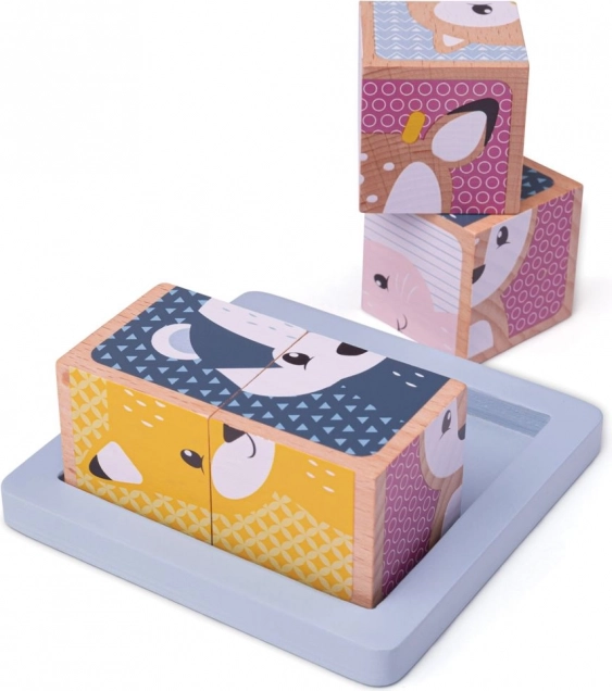 Drvene kocke Woodland