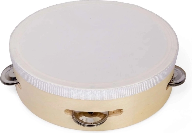 Bigjigs Toys drvena tamburina – prirodna