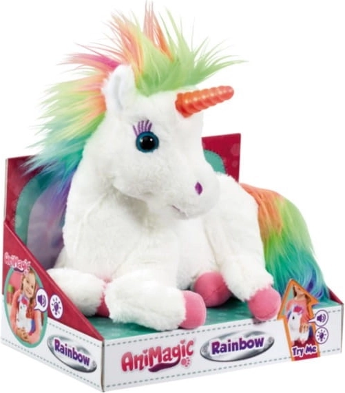 Interaktivni maskota Animagic Rainbow My Glowing Unicorn